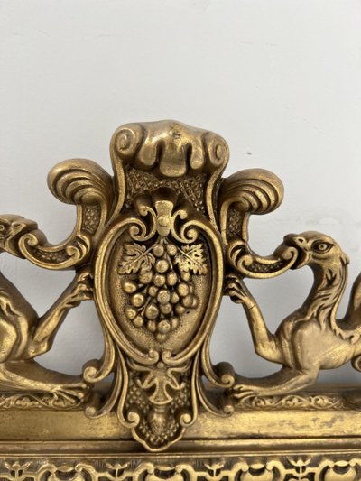 Specchio in legno e stucco dorato in stile Luigi XVI, XIX secolo