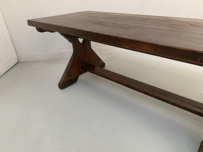 20th Century Solid Fir Monastery Table