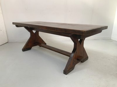 20th Century Solid Fir Monastery Table