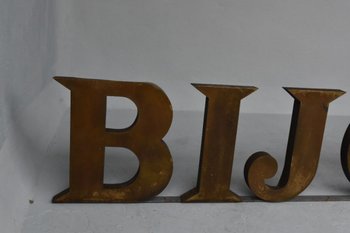             Schild für eine Juweliergeschäft-Frontseite Um 1950