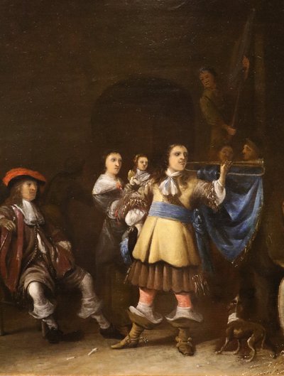 Guards With Bugler, Anthony Palamedesz (1601 - 1673) - Signed And Dated