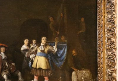 Guards With Bugler, Anthony Palamedesz (1601 - 1673) - Signed And Dated