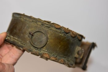             Collier De Molosse En Laiton époque XVIIIème            