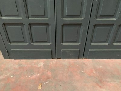 Patinated Beechwood Wardrobe Front, 20th Century Doors