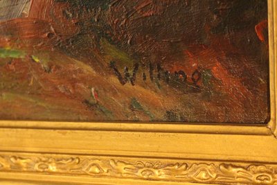 Peinture 19e siècle de Witting