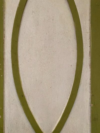Double Partition Doors in Patinated Solid Fir, 19th Century
