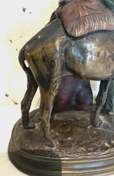 "KAUBA Carl" Orientalist Group in Patinated Bronze, 20th Century