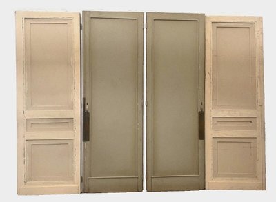Set of Four 19th Century Solid Fir Passage Doors