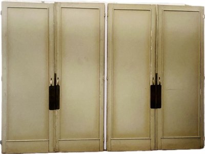 Set of Four 19th Century Solid Fir Passage Doors
