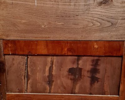 Antike Scriban-Kommode aus Massivholz – Stil Louis XV.