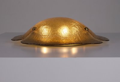Amber Murano Glass Ceiling Light