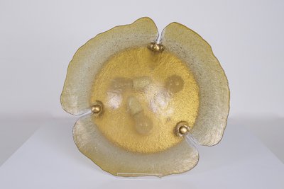 Amber Murano Glass Ceiling Light