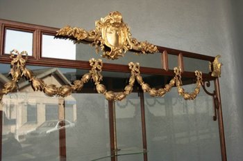 Importante Vitrine Napoléon III Fonte Bronze