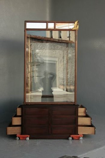 Importante Vitrine Napoléon III Fonte Bronze