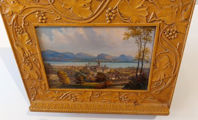 Lausanne - Schweiz - Öl auf Holz -