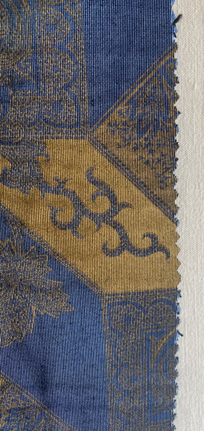 Buono Lampasso blu reale e oro, XX secolo