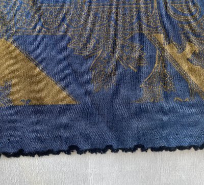 Buono Lampasso blu reale e oro, XX secolo