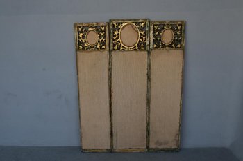 Paravent Bois Doré Style Louis XVI 
