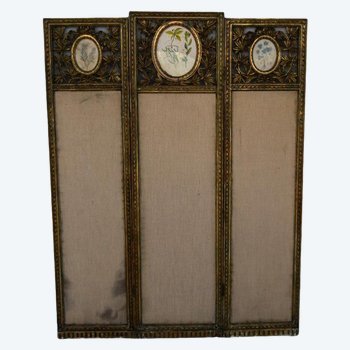 Gilded wood screen Louis XVI style