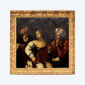 Huile Sur Toile Italienne XVIIIème Biblique Pietro Della  Vecchia Dit Pietro Muttoni