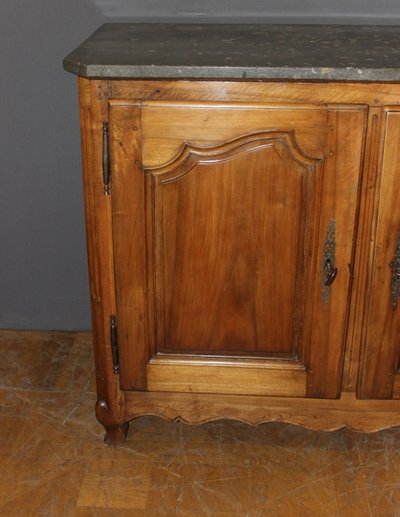 Credenza Luigi XV in pietra di noce