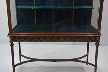 Vitrine d'Exposition époque 1900 De Style Louis XVI