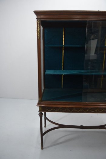 Vitrine d'Exposition époque 1900 De Style Louis XVI