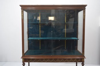 Vitrine d'Exposition époque 1900 De Style Louis XVI