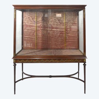 Vitrine d'Exposition époque 1900 Style Louis XVI