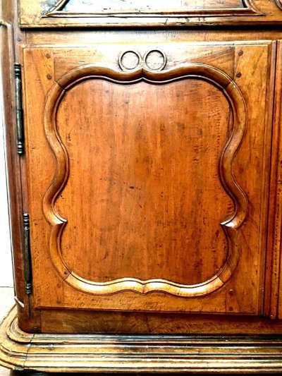 Louis XIV Style Solid Walnut Buffet XIX Century