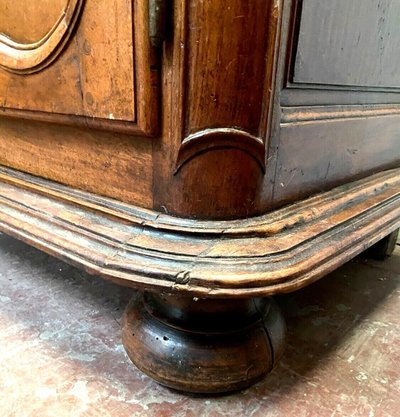 Louis XIV Style Solid Walnut Buffet XIX Century