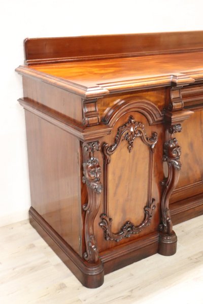 Buffet long en bois