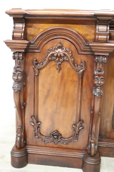 Buffet long en bois