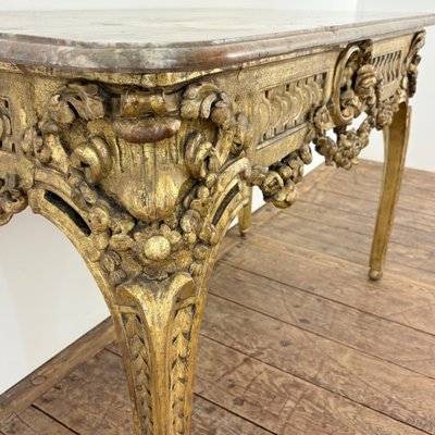 Gilded wood console 18th century