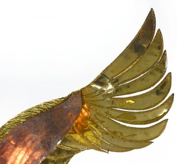 Richard Und Isabelle Faure Aigle Stehleuchte Aus Messing Und Quarz