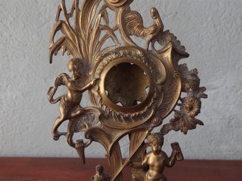 Porte Montre En Bronze d'époque Louis XIV