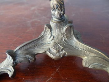 Porte Montre En Bronze d'époque Louis XIV