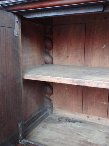 Two Decreasing Bodies of the XVIIth Century In Walnut And Walnut Veneer