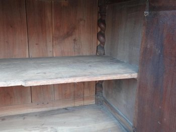 Two Decreasing Bodies of the XVIIth Century In Walnut And Walnut Veneer