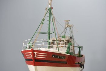 Modello di rete a strascico delle Sables d'Olonne Scala 1:25