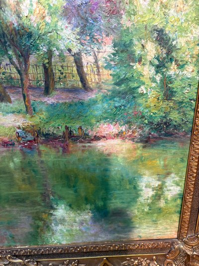 Double Oil On Canvas Dated and Signed