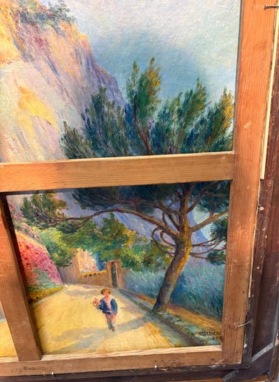 Double Oil On Canvas Dated and Signed
