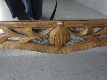 Miroir De Beaucaire, Provençal Bois Doré  époque  XIXème siècle