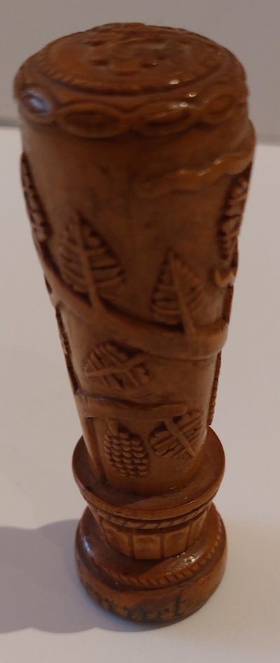 Stempel aus Buchsbaumholz 1882