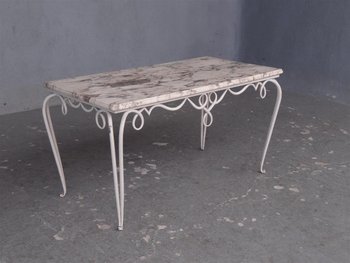 Table Fer Forgé époque 1940  De René Prou
