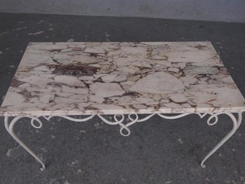 Table Fer Forgé époque 1940  De René Prou