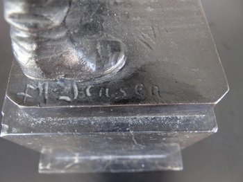 Art Deco bronze Signed Jensen