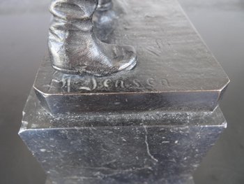 Art Deco bronze Signed Jensen