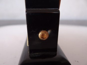 Bronze Quartz Table Clock By Cartier in Paris