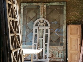 Portes Boiseries Et Fenêtres Ancienne Pour La Décoration Porte Boiserie